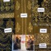 MARIA B Oxidized Gold & Black (BD-1508) Chiffon Master Replica