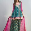 ZAINAB CHOTTANI EMERALD GREEN PEPLUM MASTER REPLICA