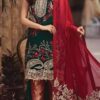 Serene Fiery emerald Bamber Chiffon Master Replica