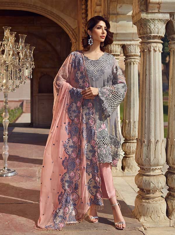 AKBAR ASLAM Bridal Chiffon Master Replica