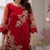 AZURE Organza Kurti Master Replica
