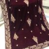 Contemporary Designer Velvet Shawl Master Copy MRPK1705487 - Image 3
