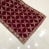 Modern Designer Velvet Shawl Master Replica 2019 - Image 2