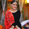 Modish PHULKARI Chiffon Dress Master Replica 2019 MRPK1705417