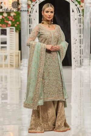 AISHA IMRAN Net Bridal Dress