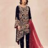 Exquisite RIFFAT AND SANA Velvet Suit Master Copy 2019