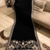 Dashing Designer Velvet Shawl Master Copy 2019