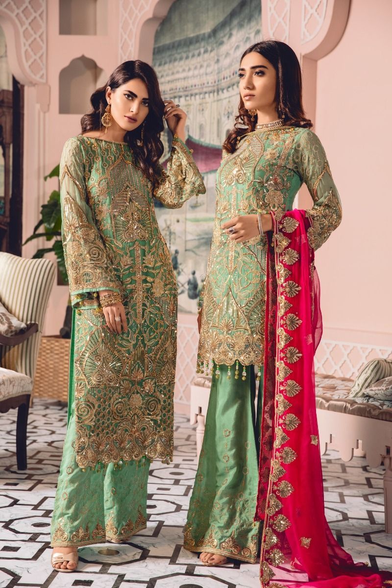 Dashing MARYAM’S Chiffon Wedding Wear Master Replica 2020 - Master ...