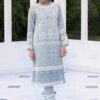 azure chiffon gray kurti