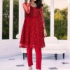azure red kurti