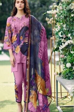 charizma purple lawn dress