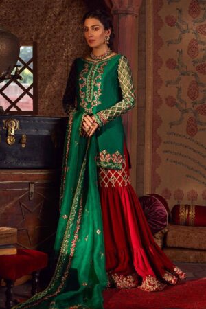 ayeza khan green dress