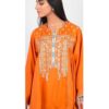 khaadi orange dress