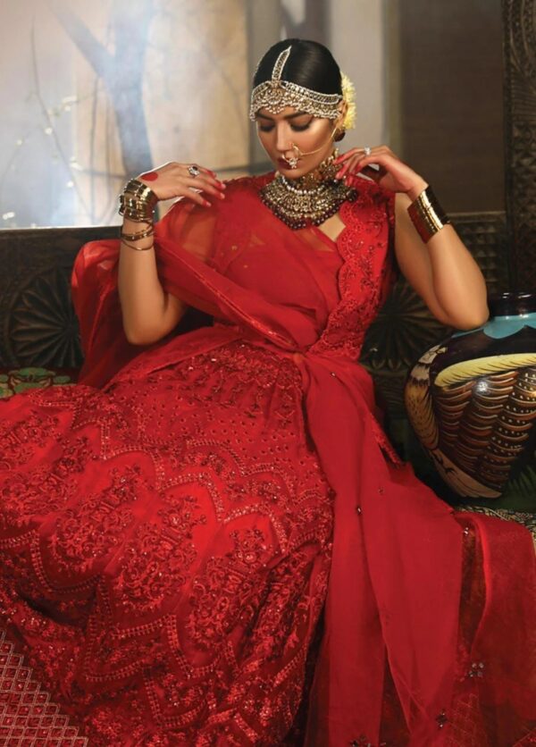 pakistani red bridal dresses