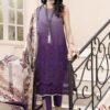 noor by saadia purple lawn dress
