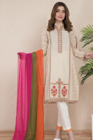 designer off white pakistani dresses