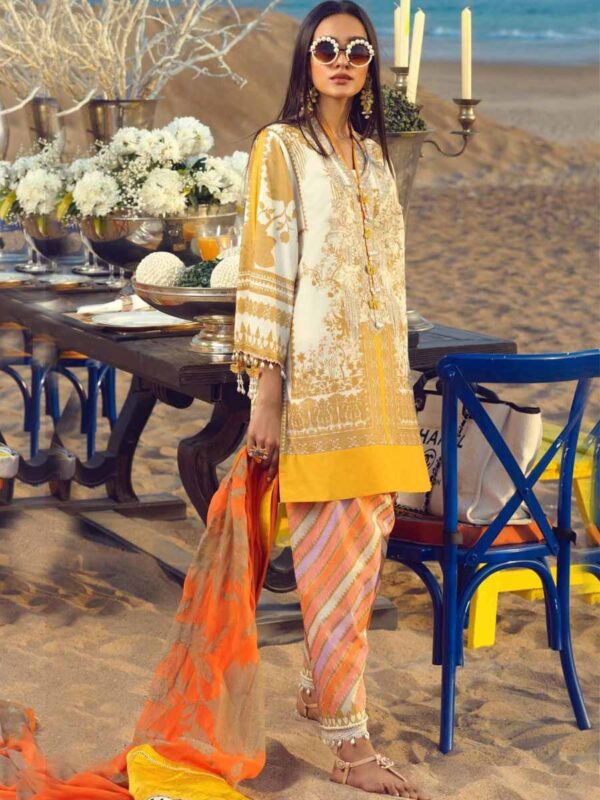 pakistani designer yellow dresses
