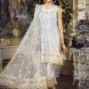 anaya blue cut work dress