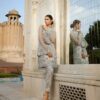 erum khan gray party wear