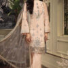 anaya lawn peach dress