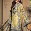 anaya lawn yellow dress