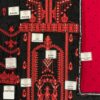 red and black lawn dress