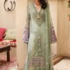 elan green party wear dress