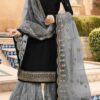 indian black and gray dress