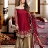 nomi ansari red party wear