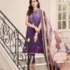 noor by saadia purple lawn dress