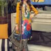 sana safinaz orange dress