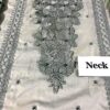 Mushq Gray Embroidered Dress Lawn Master Replica 2020 - Image 3