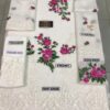 Azure White Embroidered Chiffon Collection Replica - Image 2