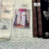 Baroque White Dress with Blue Dupatta Master Copy - Image 2