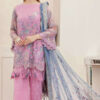 Afrozeh Embroidered Chiffon Unstitched Replica