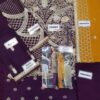 Maryam and Maria Purple Chiffon Dress Replica - Image 2