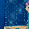 Ramsha Blue Chiffon Dress Master Copy - Image 7