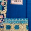 Ramsha Blue Chiffon Dress Master Copy - Image 5