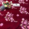 Kashee Embroidered Velvet Shawl Master Replica 2020 - Image 3