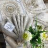 Zahra Ahmad White and Gold Wedding Dress Replica - Image 3