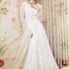 Zahra Ahmad White and Gold Wedding Dress Replica