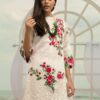 Azure Chiffon Floral Embroidered Kurti Master Replica 2020