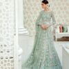 Crimson Mint Green Bridal Dress Master Replica