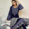 Cross Stitch Mirror work Cotton Dress Replica