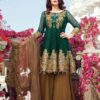 Imrozia Green Chiffon Collection Replica 2021