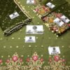 Kashee Green Net Dress Master Copy 2020 - Image 2