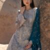 Zainab Chottani Gray and Blue Dress Replica