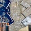 Zainab Chottani Gray and Blue Dress Replica - Image 2