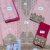 Zainab Chottani Pink Chiffon Dress Replica - Image 3
