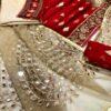 Agha Noor Red and Gold Dress Replica